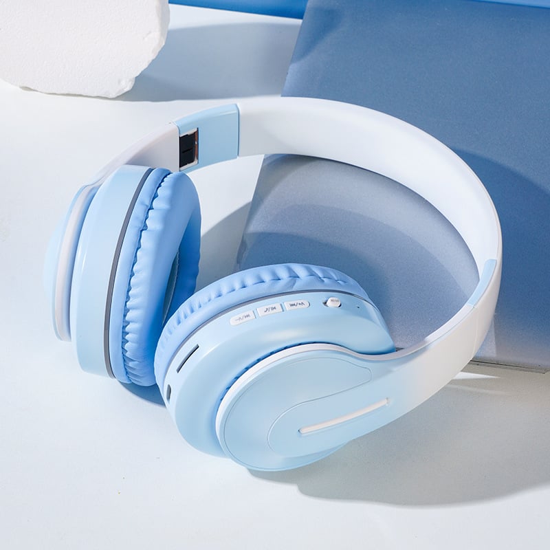 Soai Bluetooth слушалка с шумоподаване, обхват 10 м, Bluetooth 5.0, надглавен дизайн, двуканално стерео
