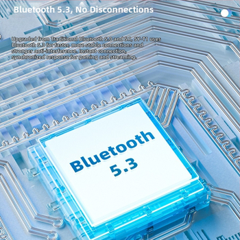 T1 безжични слушалки за глава, Bluetooth 5.3, обхват 10 м, живот на батерията 8+ ч., стерео звук