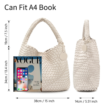 Aila PU Tote τσάντα, bucket σιλουέτα, μαγνητικό κλείσιμο, χωρίς επένδυση, εσωτερική θήκη εγγράφων, εσωτερική τσέπη patch, καθημερινή χρήση