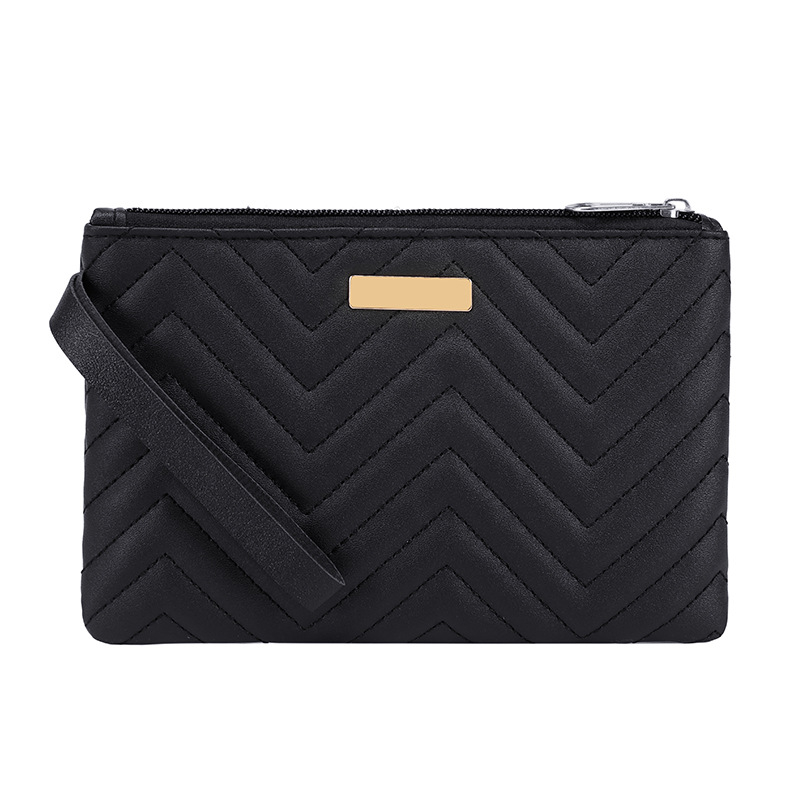 Mini PU kvadratinė rankinė-clutch su išsiuvinta telefono kištele ir ID kištele — užtrauktukas, vidinė sintetinės odos pamušalas, miesto minimalistinis stilius, pavasaris 2025