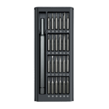 24/63-in-1 precizinis atsuktuvo rinkinys mobiliųjų telefonų remontui, magnetinis, S2 lydinio įrankių plienas, svoris 0.36