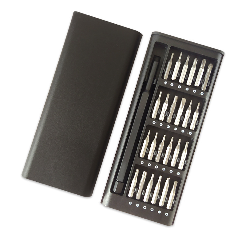 24/63-in-1 precizinis atsuktuvo rinkinys mobiliųjų telefonų remontui, magnetinis, S2 lydinio įrankių plienas, svoris 0.36