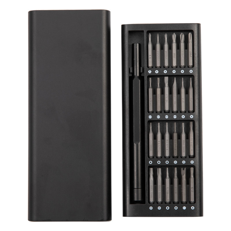24/63-in-1 precizinis atsuktuvo rinkinys mobiliųjų telefonų remontui, magnetinis, S2 lydinio įrankių plienas, svoris 0.36