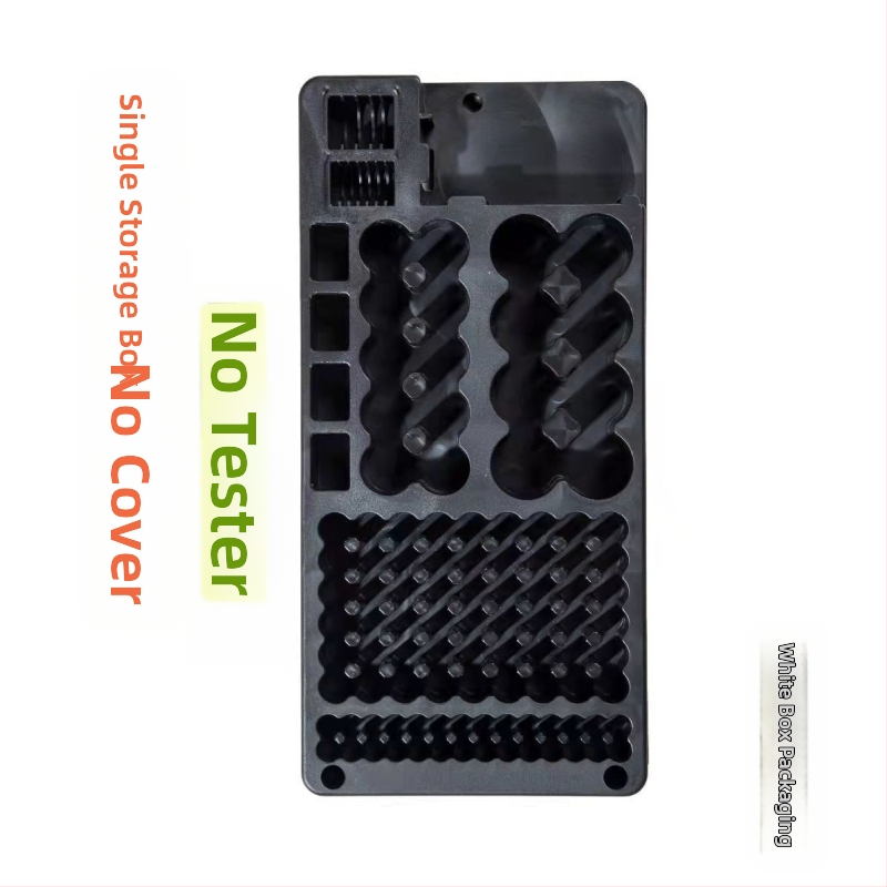 Кутия за съхранение на батерии с капак, 116 отделения, за батерийни клетки No.1, No.2, No.5, No.7 и 9V