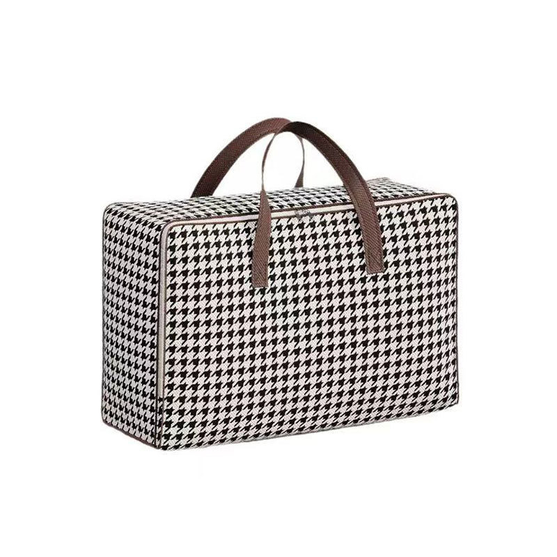 Чанта за съхранение на завивки и дрехи, чанта за ръка, нетъкан текстил, мултифункционална, подходяща за преместване, пътуване и спалня, модел 103