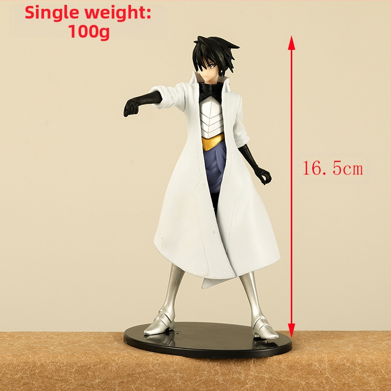 Пет PVC слайм фигури, модели, с аниме изображения, опаковани в торбичка, без сглобяване, подходящи за възраст 7–14 години