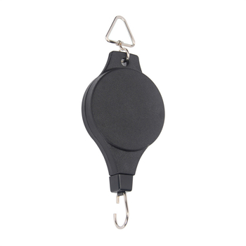 Τελεσκοπικός ρυθμιζόμενος κρεμάστης φυτών με σετ τροχαλιών, ABS υλικό, μέγιστο φορτίο 8 kg, για κήπο