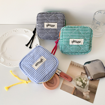 Κυβοειδής βαμβακερή θήκη καρτών, στυλ Ins, πολλαπλών χρήσεων για ταξίδια