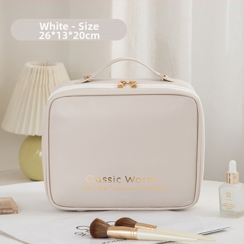 BOLANG τσάντα καλλυντικών 3-σε-1, φορητή, αδιάβροχο PU υλικό, επένδυση πολυεστέρα, unisex, αστικός μινιμαλισμός