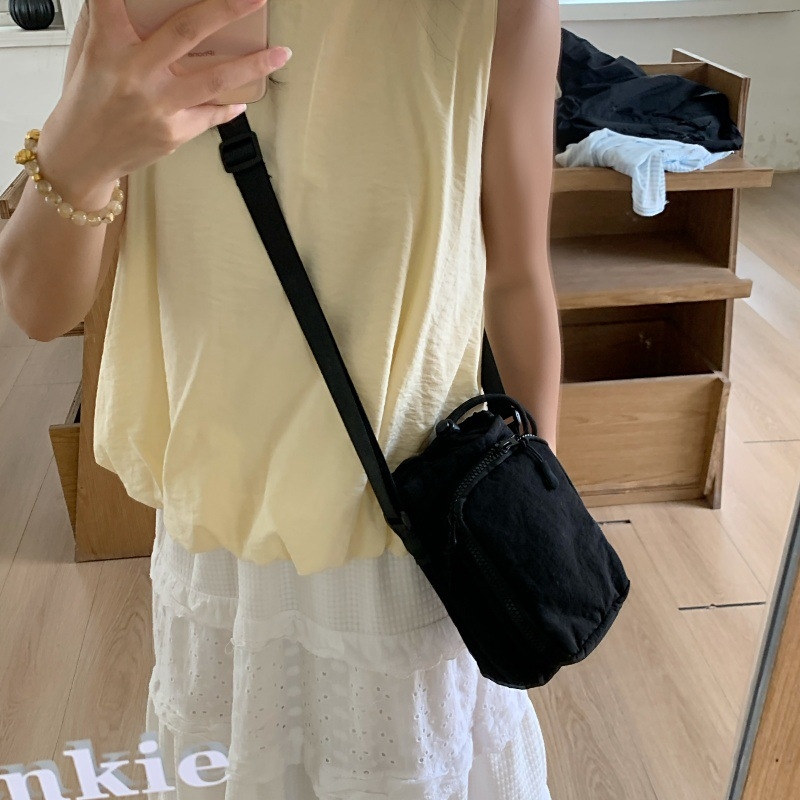 Geantă pentru sticlă de apă, unisex, din PU, cu căptușeală din nailon, pentru uz zilnic, Primăvara 2024