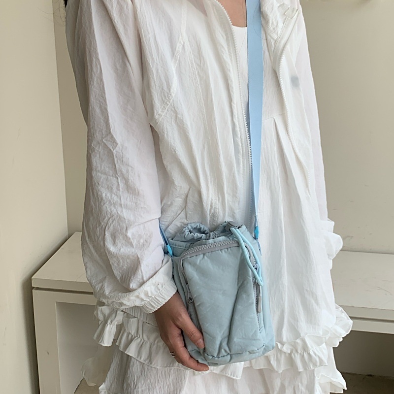 Geantă pentru sticlă de apă, unisex, din PU, cu căptușeală din nailon, pentru uz zilnic, Primăvara 2024