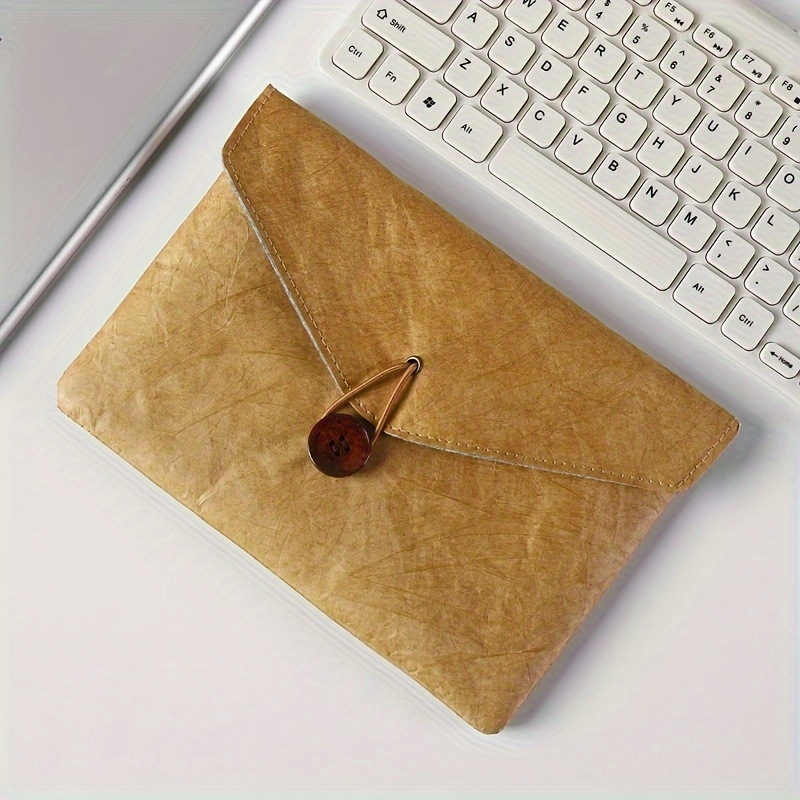 Hoshino PU кожена чанта за лаптоп - водоустойчива, ултра лека, полиестерна подплата, вътрешен джоб за таблет