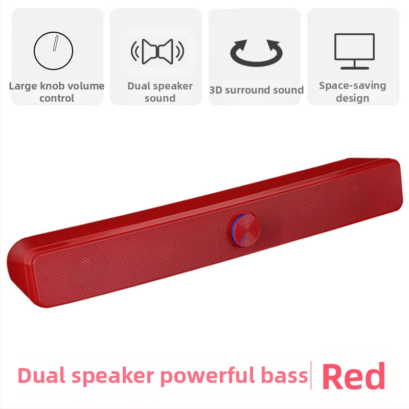 Saida V-193 Ηχεία Η/Υ με τροφοδοσία USB, 2.0-κανάλ, 3W, εύρος φάσματος 25Hz-20kHz, 3,5 mm είσοδος ήχου