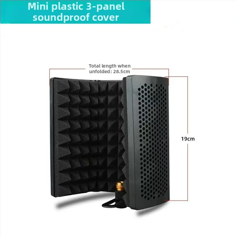 Ακουστικά Αξεσουάρ: YALIMIC Μίνι Κάλυμμα Ηχομόνωσης Μικροφώνου με Τρεις Θύρες