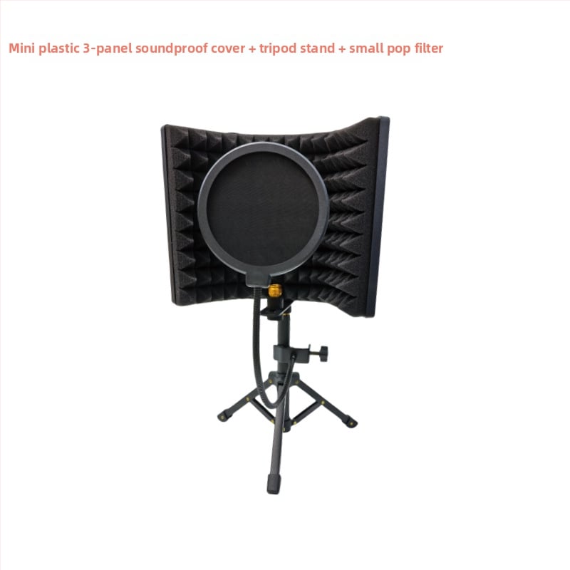 Ακουστικά Αξεσουάρ: YALIMIC Μίνι Κάλυμμα Ηχομόνωσης Μικροφώνου με Τρεις Θύρες