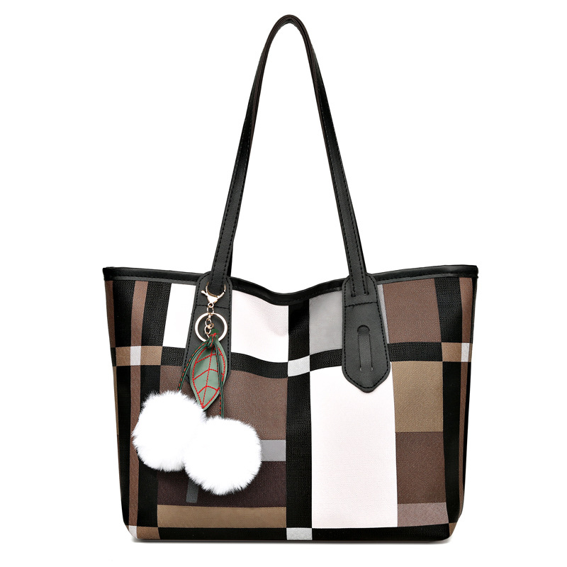 Geantă de mamă PU Tote, siluetă orizontală pătrată, închidere cu fermoar, buzunare interne pentru telefon și card de identitate