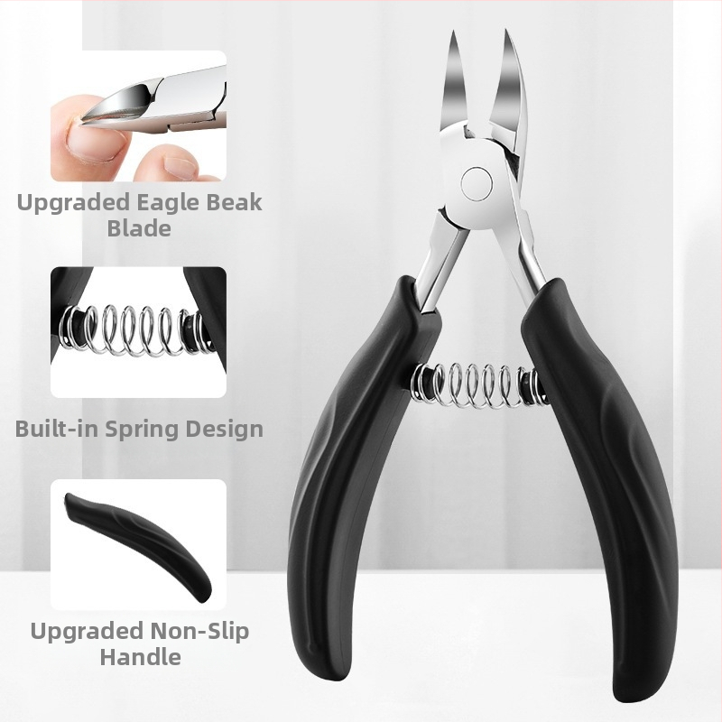 Set starostlivosti o nechty s kliešťami na drážky a nástrojom pre zarastený necht — Sharp blade, plast + nerezová oceľ, univerzálny