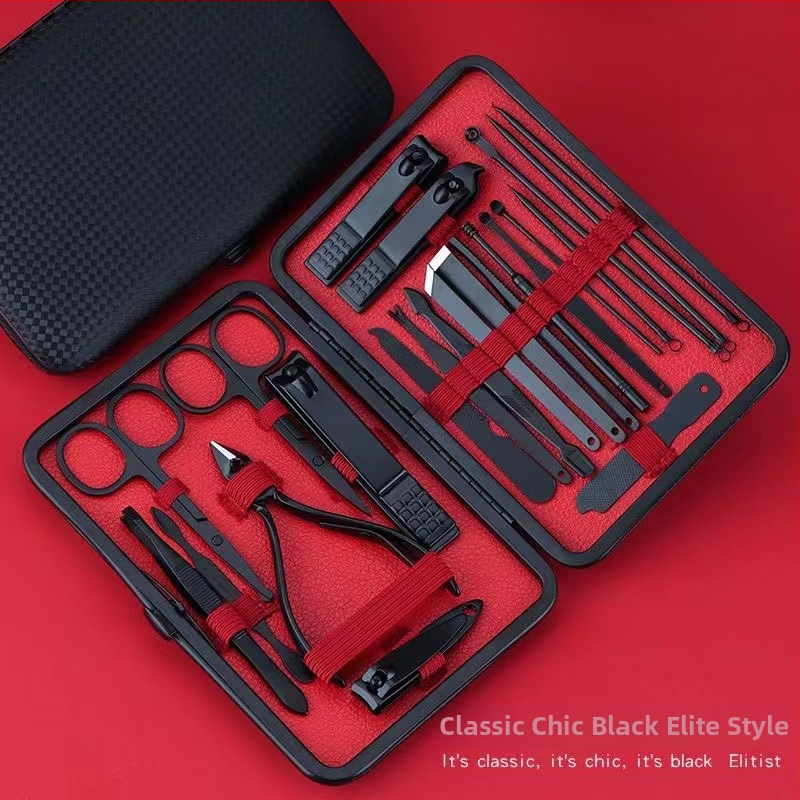 Комплект инструменти за подрязване на нокти – неръждаема стомана, клипове за педикюр с форма на ястребов клюн, пълен домашен педикюр комплект, възможност за печат на лого