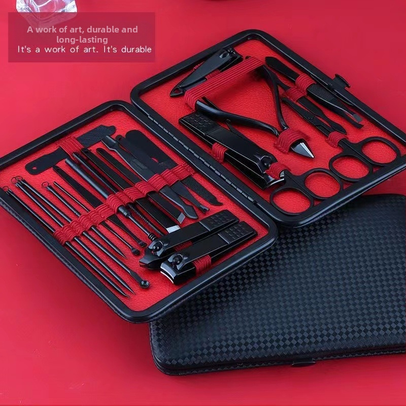 Комплект инструменти за подрязване на нокти – неръждаема стомана, клипове за педикюр с форма на ястребов клюн, пълен домашен педикюр комплект, възможност за печат на лого