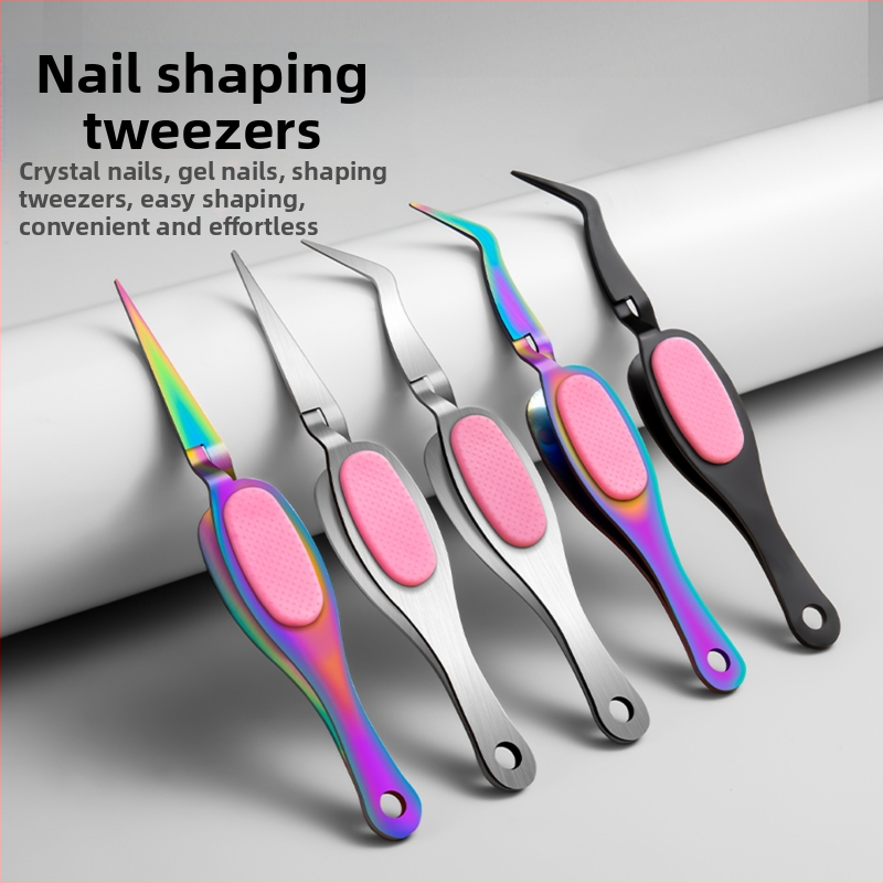 Κλιπ διαμόρφωσης νυχιών από ανοξείδωτο ατσάλι - Πένσες διαμόρφωσης νυχιών, 24 g, Σετ εργαλείων περιποίησης νυχιών με ιδιωτική ετικέτα