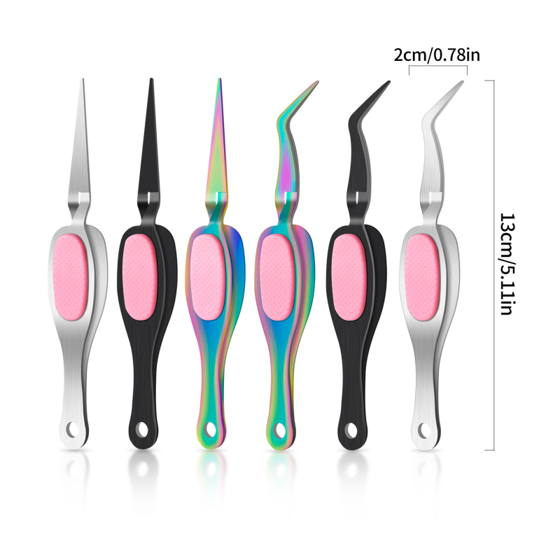 Κλιπ διαμόρφωσης νυχιών από ανοξείδωτο ατσάλι - Πένσες διαμόρφωσης νυχιών, 24 g, Σετ εργαλείων περιποίησης νυχιών με ιδιωτική ετικέτα