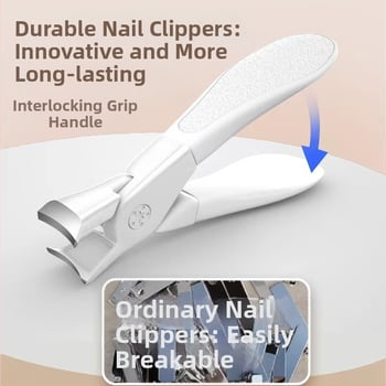 Nagu lõikur paksude ja kõvade küünte jaoks, roostevabast terasest, kaasaskantav, pakendis 500 tk