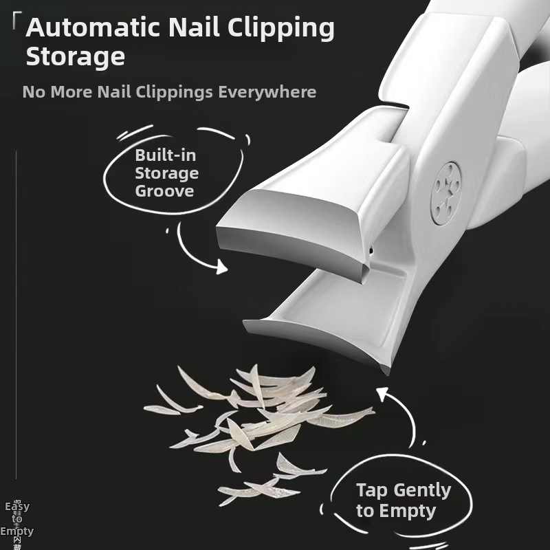 Kliešte na nechty pre hrubé tvrdé nechty, nerezová oceľ, prenosné, balenie 500 kusov