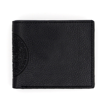 Vyrų PVC piniginė, dviejų dalių dizainas, miesto paprastumo stilius, poliesterio pamušalas, kortelių laikymas