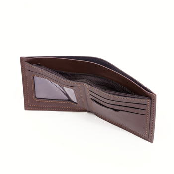 Vyrų PVC piniginė, dviejų dalių dizainas, miesto paprastumo stilius, poliesterio pamušalas, kortelių laikymas