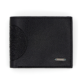 Vyrų PVC piniginė, dviejų dalių dizainas, miesto paprastumo stilius, poliesterio pamušalas, kortelių laikymas