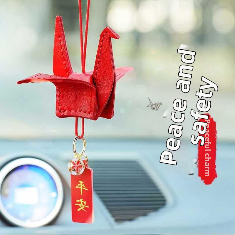 DIY set kožne viseće dekoracije za auto – crtani stil, aroma, unutarnja dekoracija