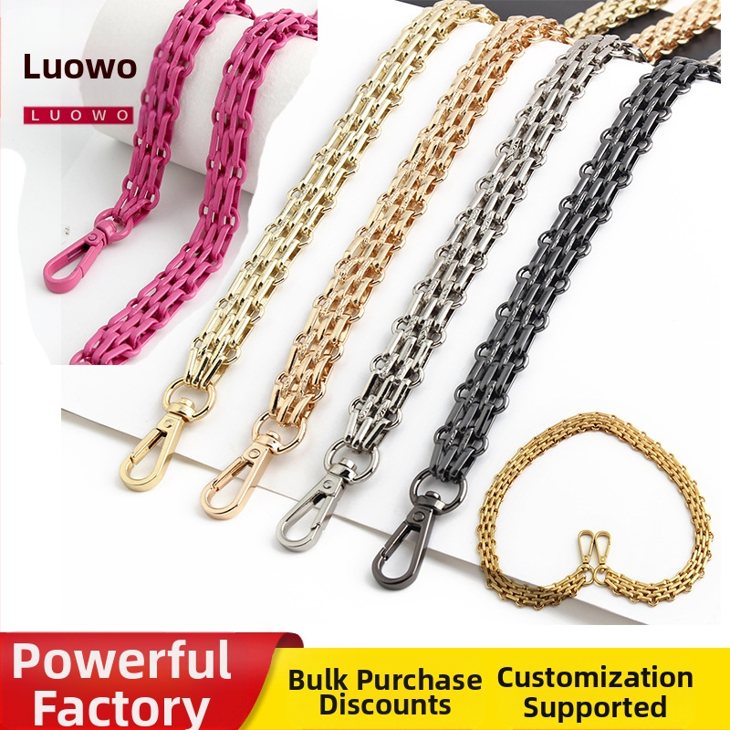 Пет-рядна метална верига за чанти — презрамка, износоустойчива, собствена марка, лято 2023