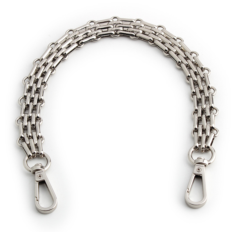 Penkių eilių metalinė grandinė pečių diržui – atspari dilimui, savo prekės ženklas, 2023 m. vasara