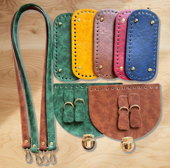 PU odos penkių dalių rankinės aksesuarų komplektas, vintage Europos–Amerikos stilius, ultra lengvas, pavasaris 2024