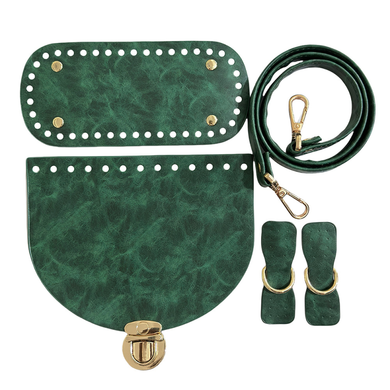 PU odos penkių dalių rankinės aksesuarų komplektas, vintage Europos–Amerikos stilius, ultra lengvas, pavasaris 2024