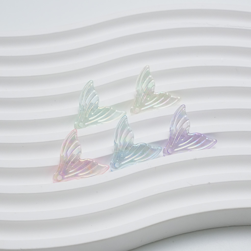 Accesorii DIY Acrilic Pandant cu coada de sirenă Placare electrolitică