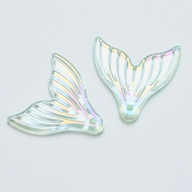 Accesorii DIY Acrilic Pandant cu coada de sirenă Placare electrolitică