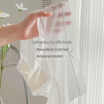 Γυναικείες μπικίνι μεσαίας μέσης από νάιλον, δαντελένιος φιόγκος, πλεκτές, 41-50D