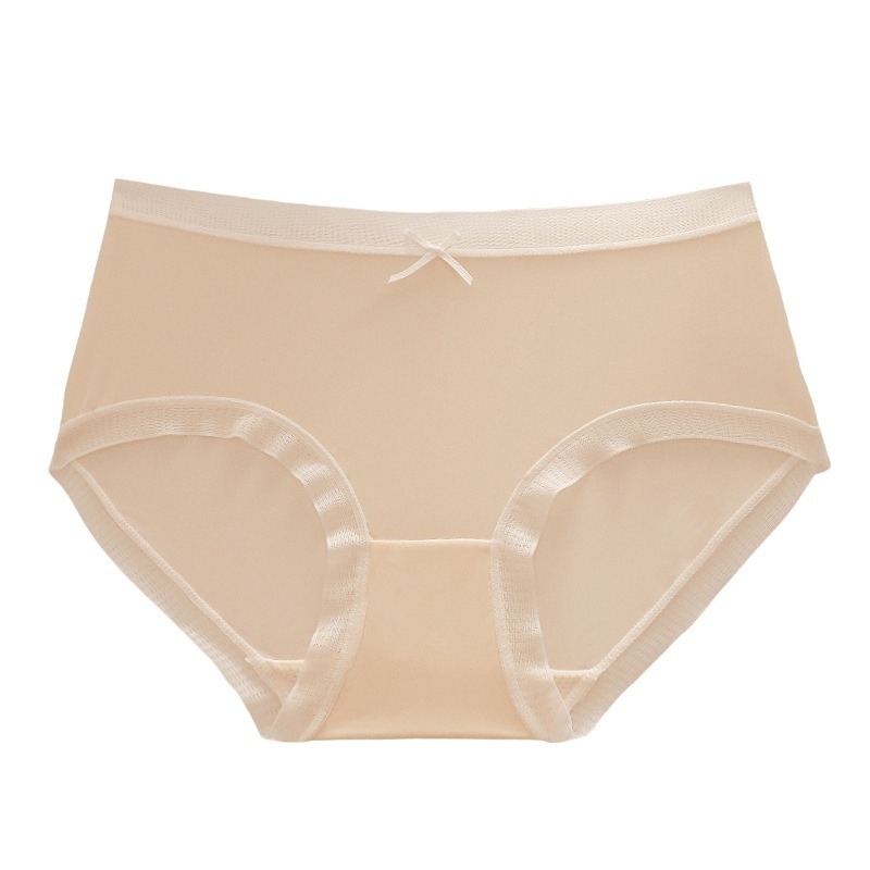 Γυναικείες μπικίνι μεσαίας μέσης από νάιλον, δαντελένιος φιόγκος, πλεκτές, 41-50D