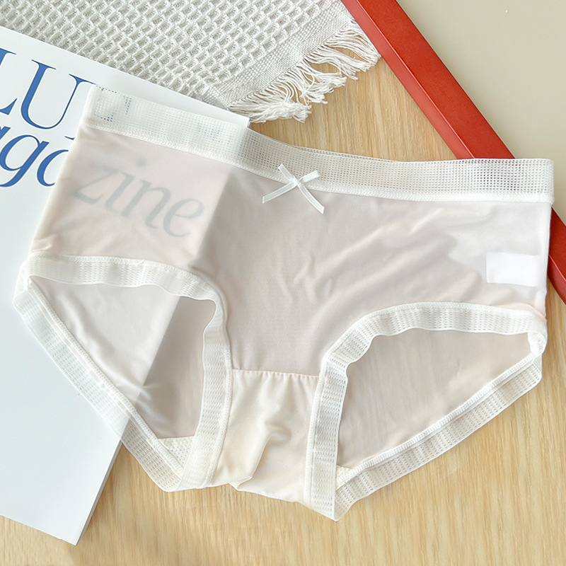 Γυναικείες μπικίνι μεσαίας μέσης από νάιλον, δαντελένιος φιόγκος, πλεκτές, 41-50D