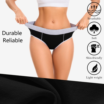 Дамски памучни бикини с висока талия, дишащи, оформящи талията и повдигащи седалището, плетени, 95–100% памук