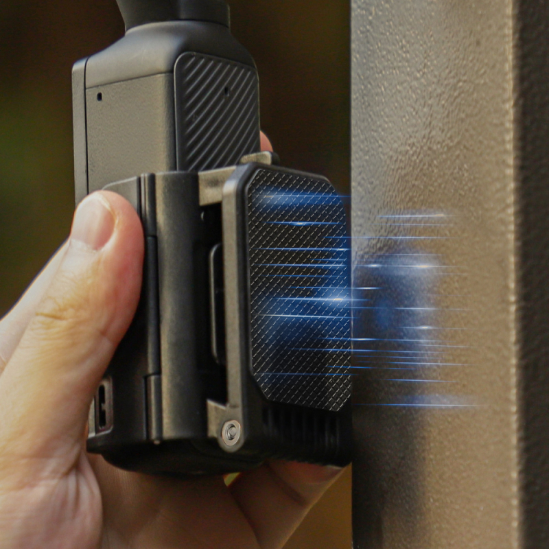 Sunnylife Osmo Pocket3 magnetinė bazė su reguliuojamu kampu, daugiafunkcinis stalinis priedas, suderinamas su Osmo Pocket 3