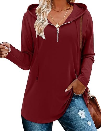 Hanorac damă cu glugă și fermoar parțial, talie strânsă, mâneci lungi, amestec bumbac-poliester