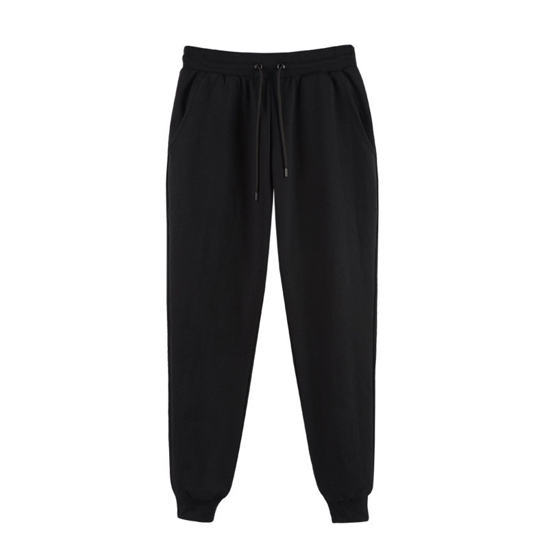 Pamukaste hlače slobodnog kroja s visokim strukom i vezicom za prilagodbu (95% pamuka)