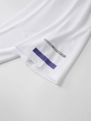 Ανδρική T‑shirt για καλοκαιρινές προπονήσεις, χαλαρή γραμμή, πολυεστέρας, στρογγυλός λαιμός, κοντά μανίκια