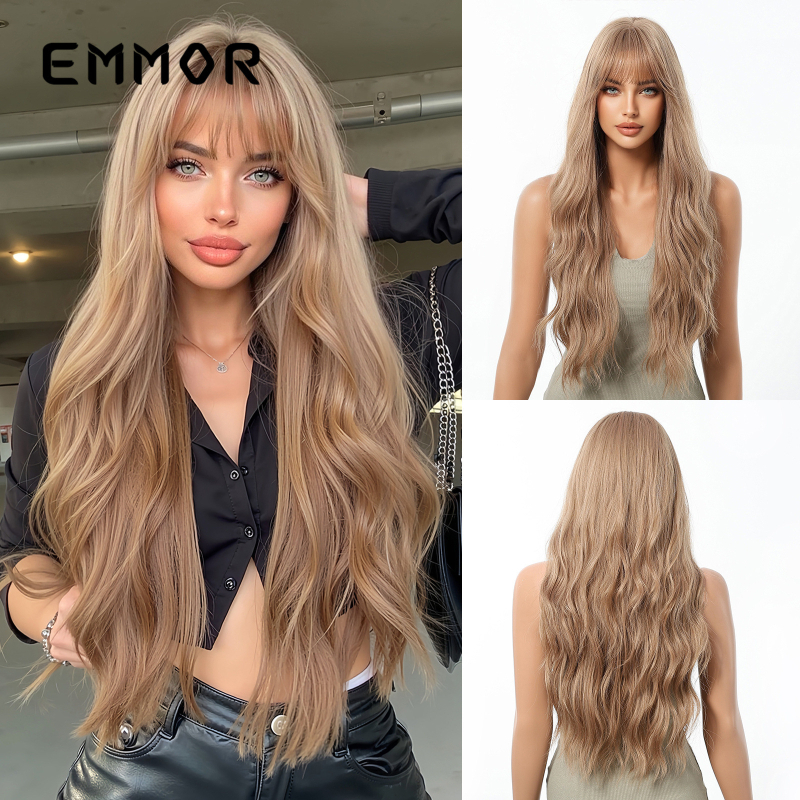 Parūka ar gaisīgām bārkām, garas cirtas, Eiropas–amerikāņu stils, vietējais zīds, var krāsot