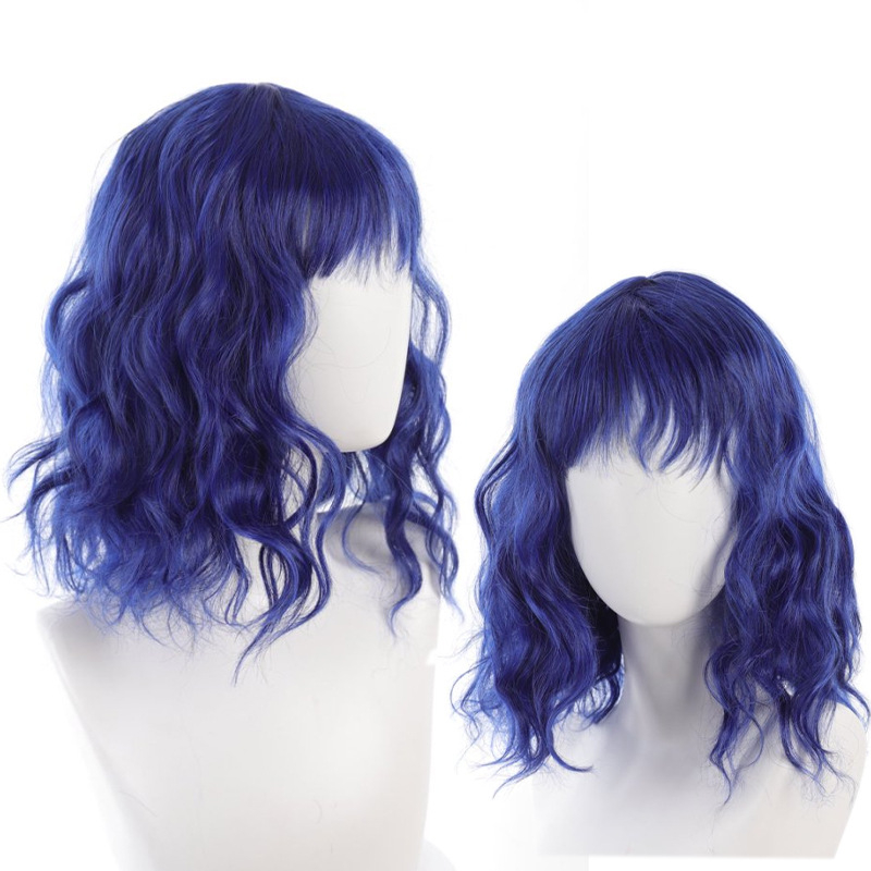 DM800 къса къдрава перука, жица с висока температура, механизъм, подходяща за боядисване