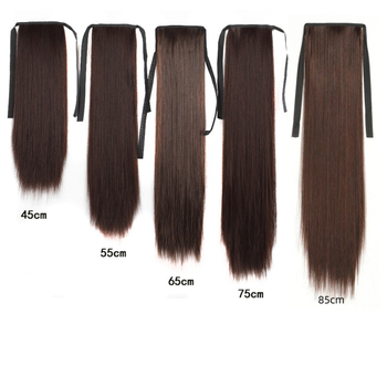 Parūka ar asti — divkārša aste, garas taisnas matu, sintētiskas šķiedras, augstas temperatūras izturība, nav krāsojama