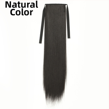 Parūka ar asti — divkārša aste, garas taisnas matu, sintētiskas šķiedras, augstas temperatūras izturība, nav krāsojama