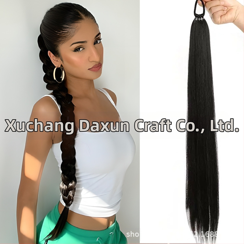 Poni parūka no termiski izturīgām šķiedrām, mehāniska konstrukcija, krāsošana un perm pieļauta